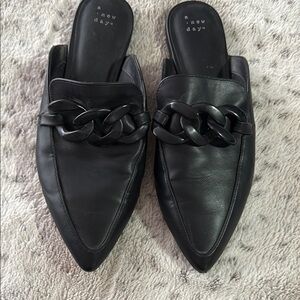 A New Day Women's Black Slip-On Loafers